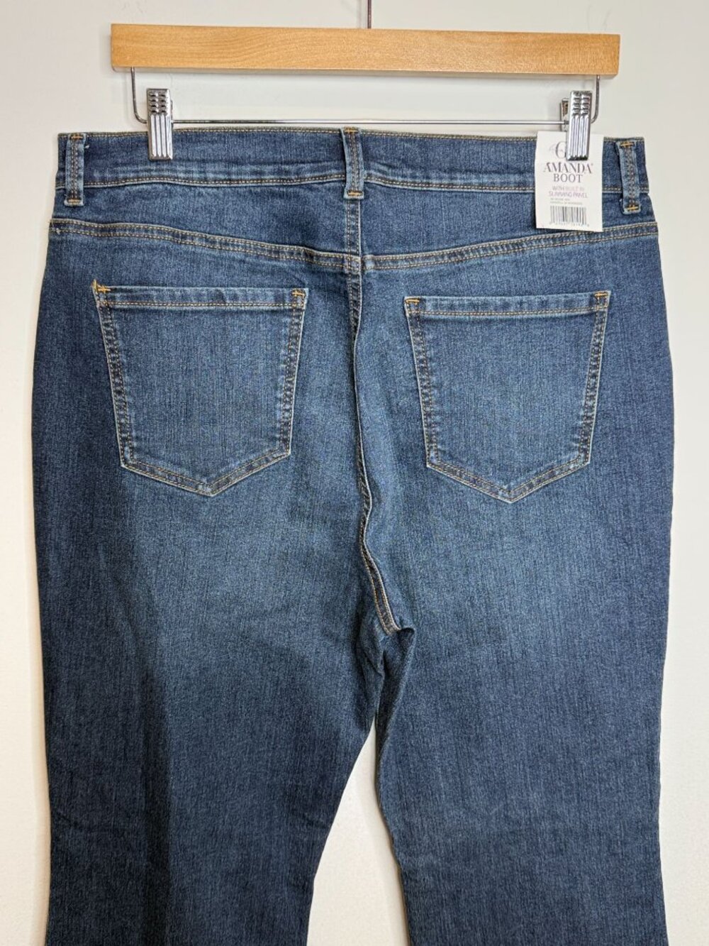 Gloria Vanderbilt Amanda Size 16 Bootcut Stretch Jeans - Picture 7 of 12